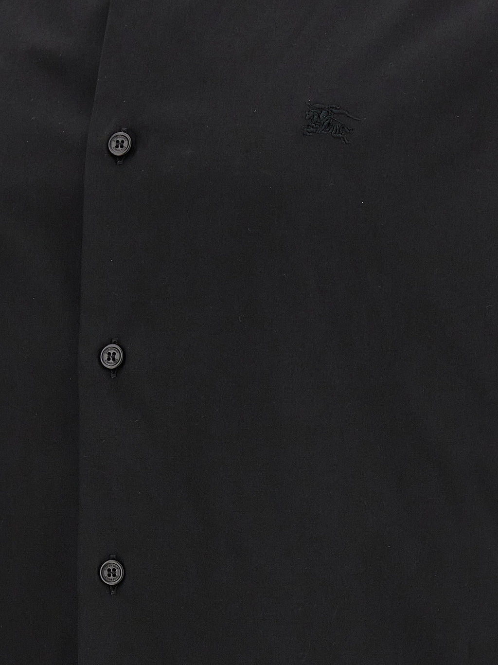 Burberry Black Cotton Blouse