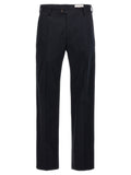 Alexander McQueen Blue Cotton Casual Pants
