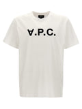 A.P.C. White Cotton T-Shirt