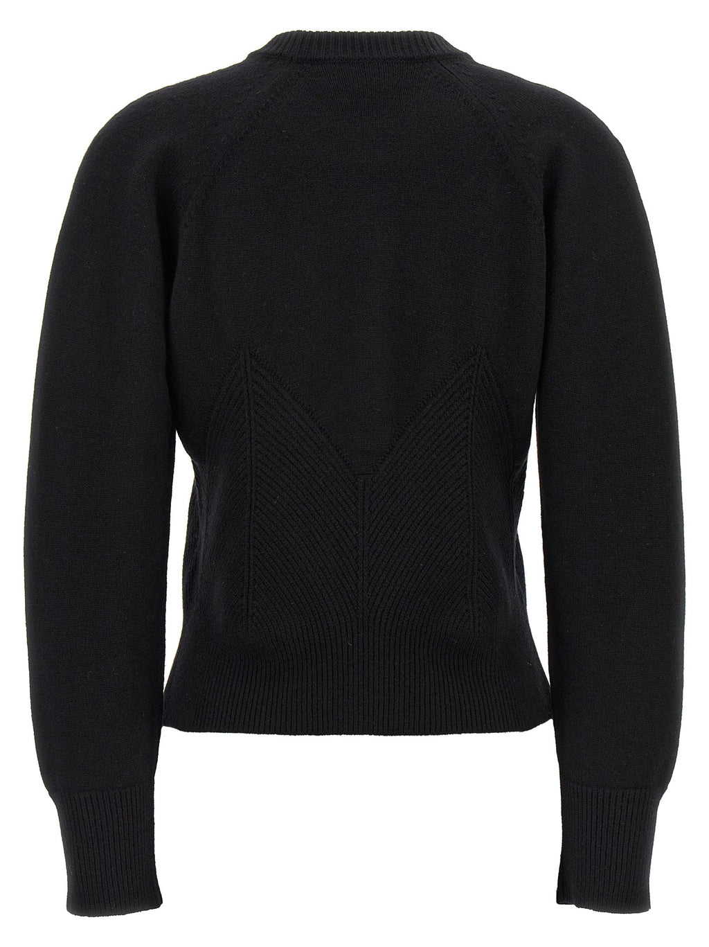 Alexander McQueen Black Wool Cardigan