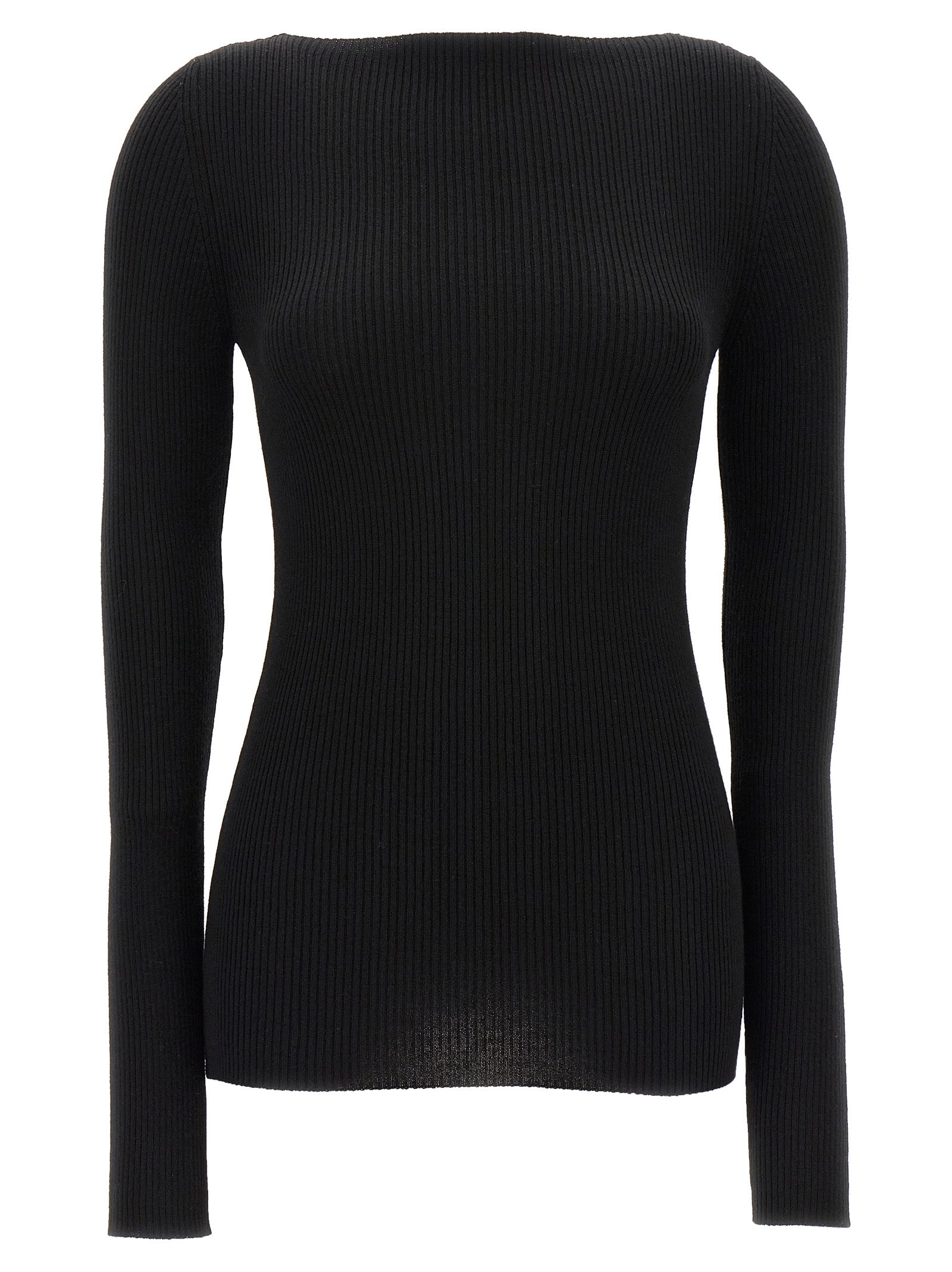 Rick Owens Black Wool Cardigan