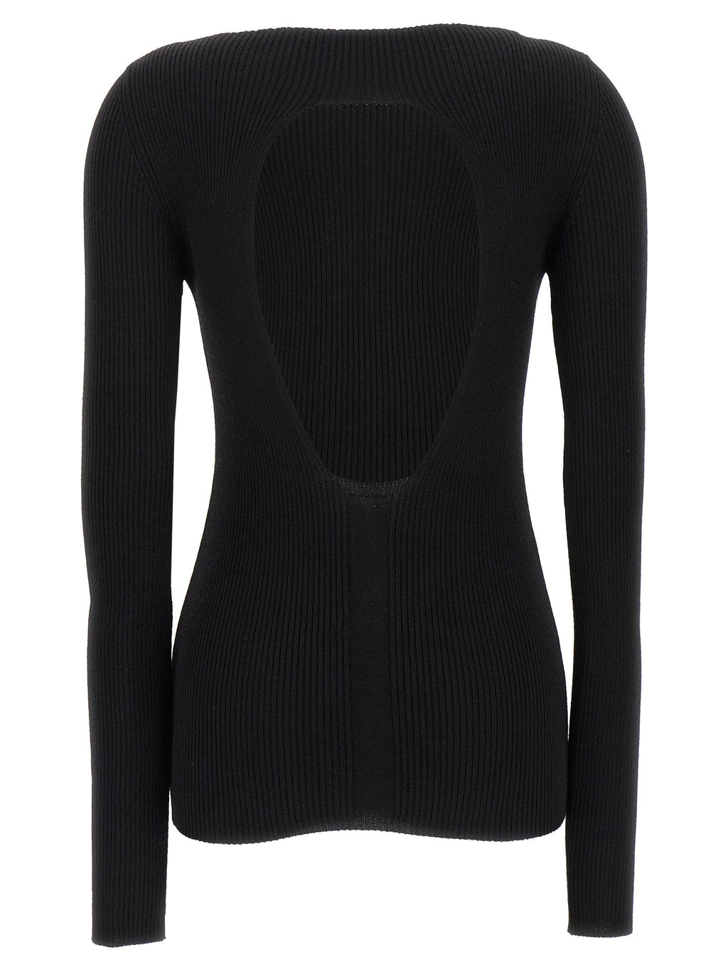 Rick Owens Black Wool Cardigan
