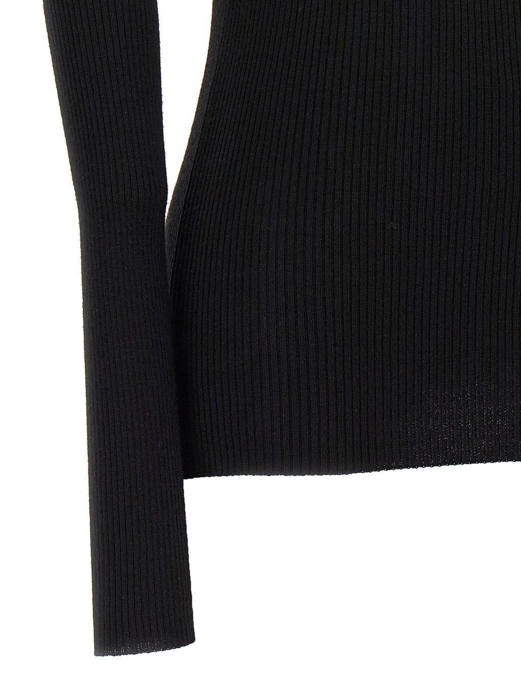 Rick Owens Black Wool Cardigan