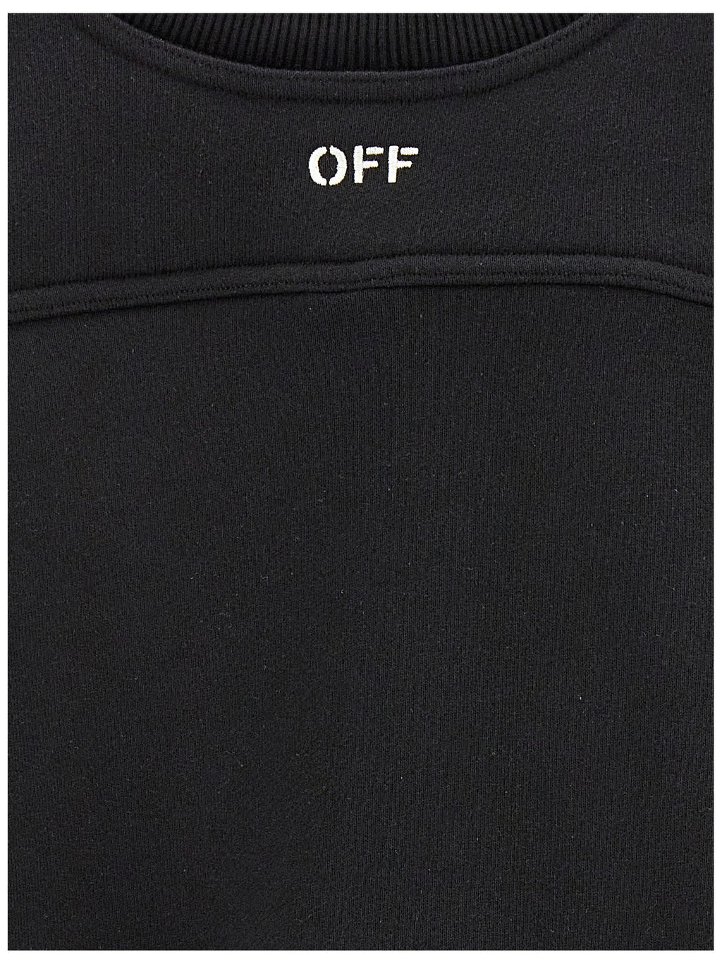 Off-White Bicolor Cotton Sweatshirt