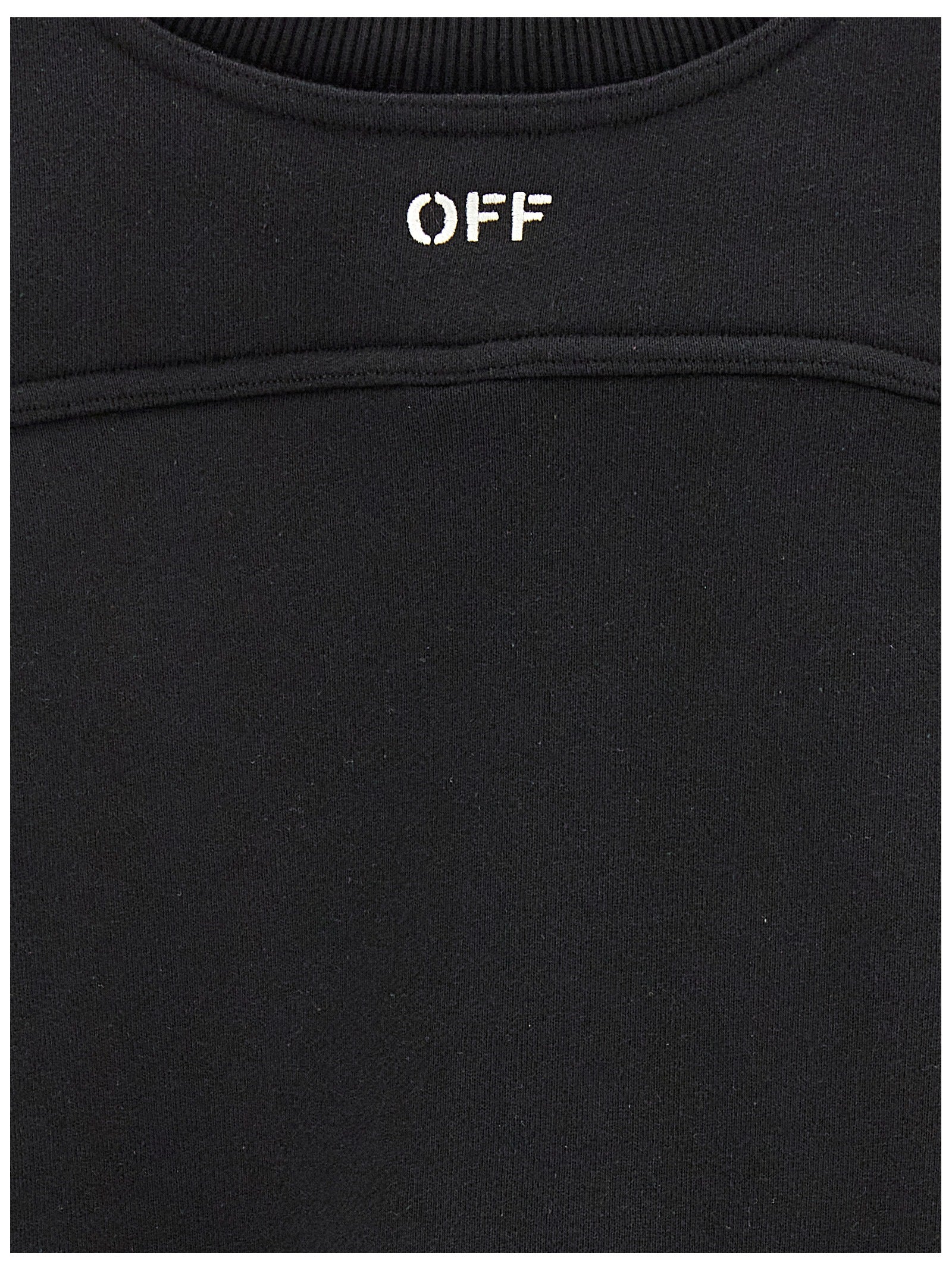 Off-White Bicolor Cotton Sweatshirt