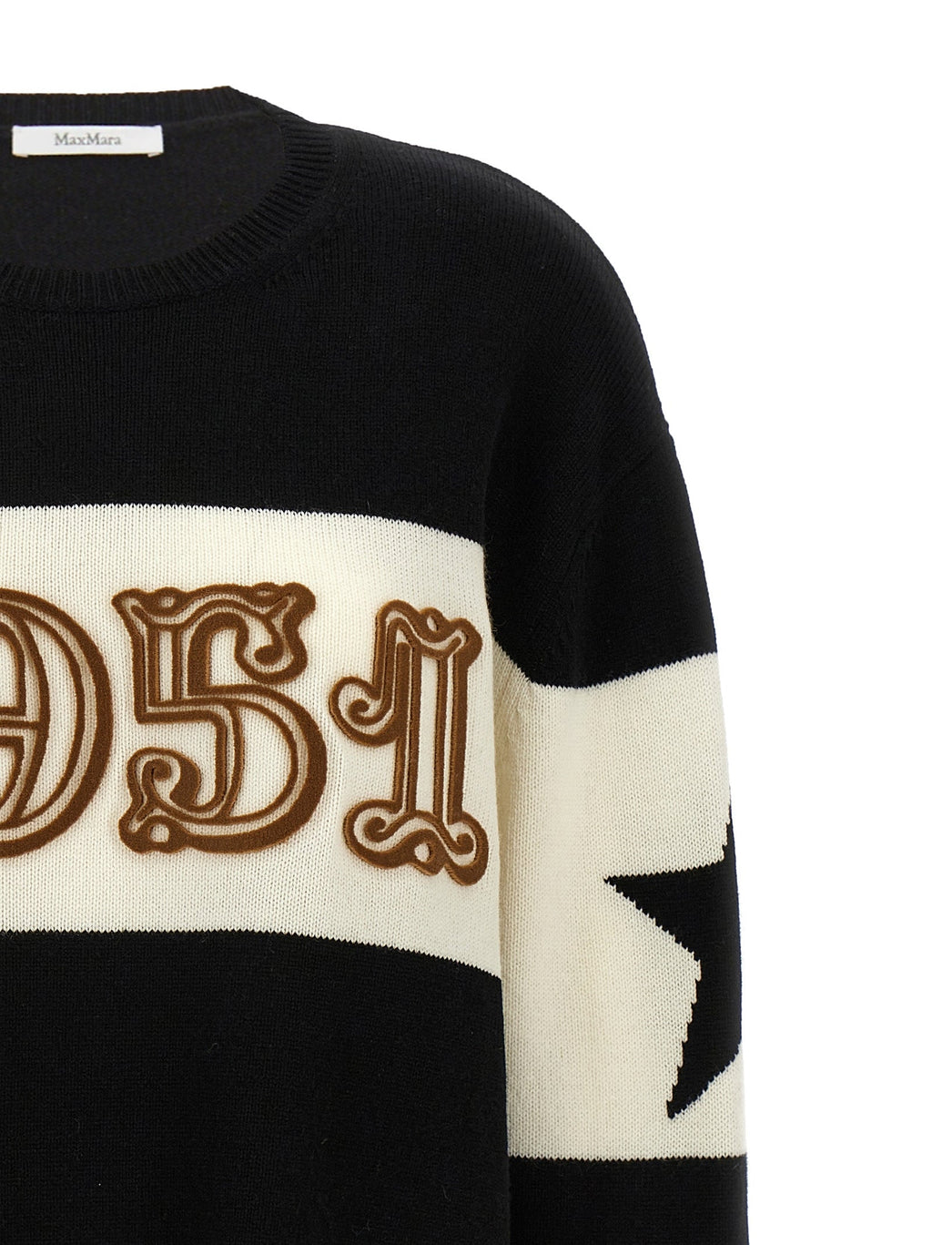 Max Mara Black Wool Cardigan