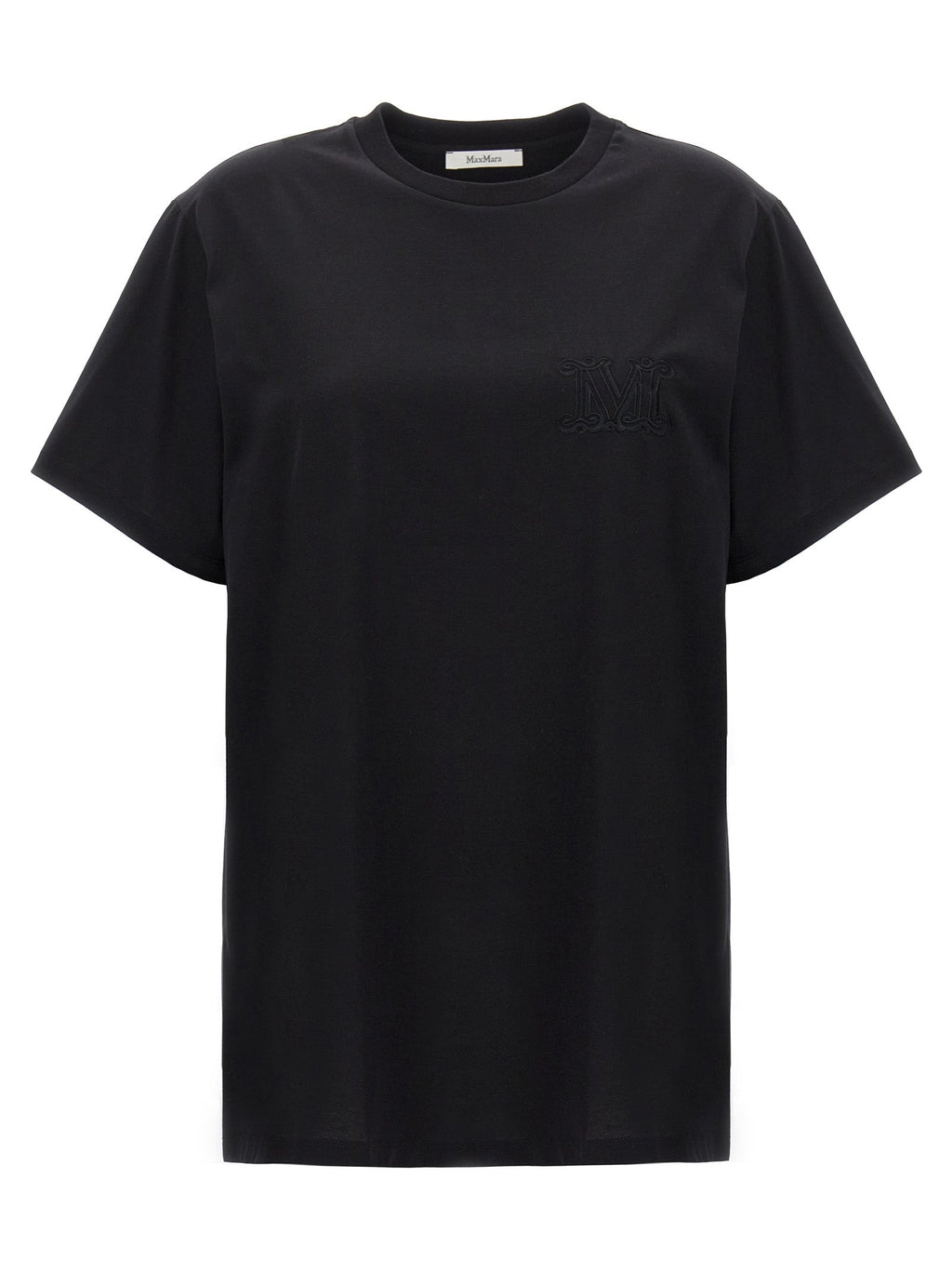 Max Mara Black Cotton T-Shirt