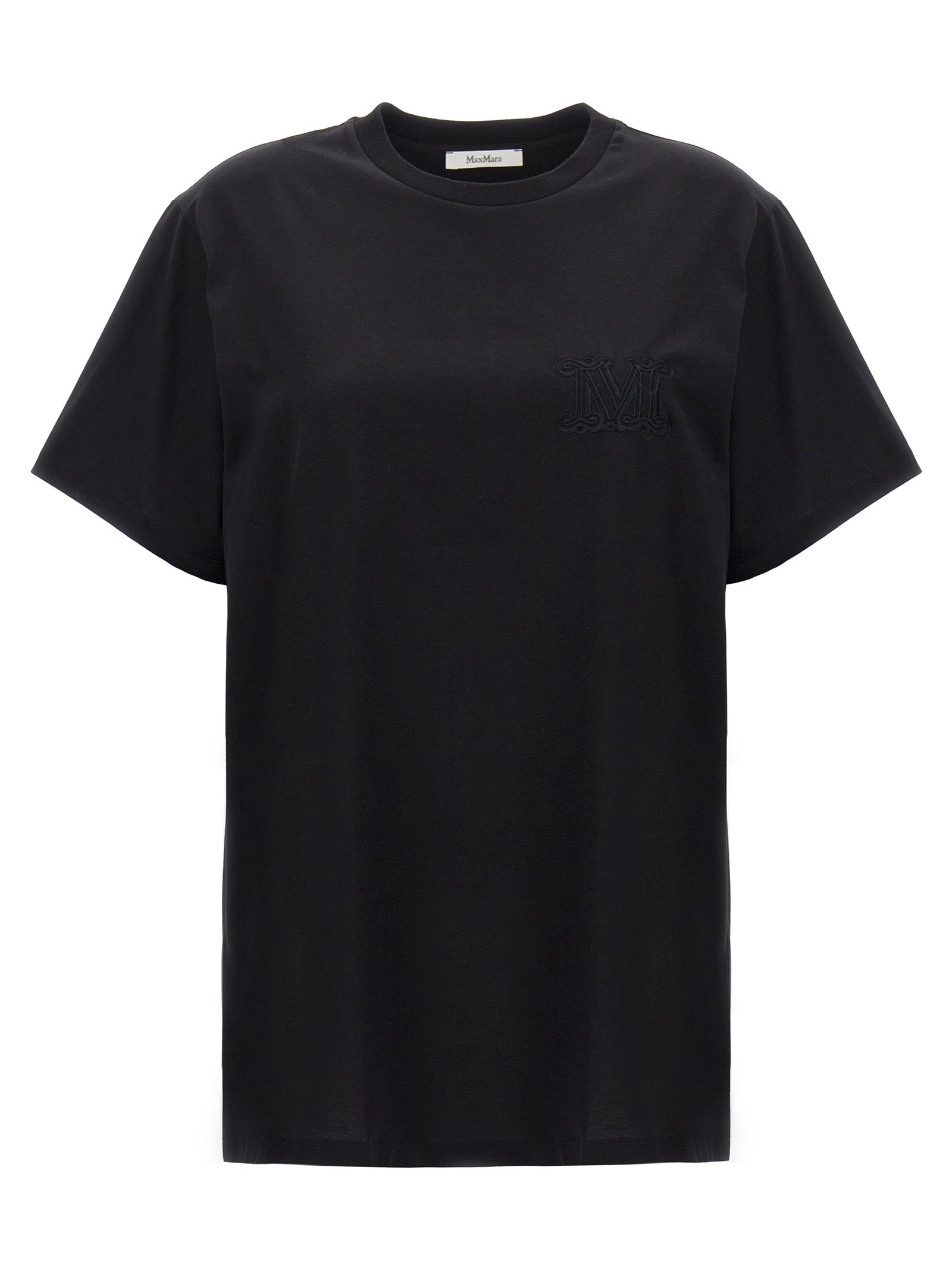 Max Mara Black Cotton T-Shirt