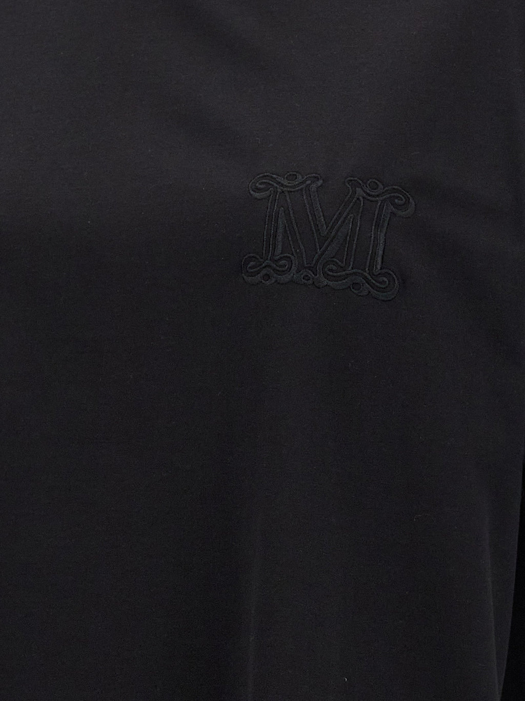 Max Mara Black Cotton T-Shirt