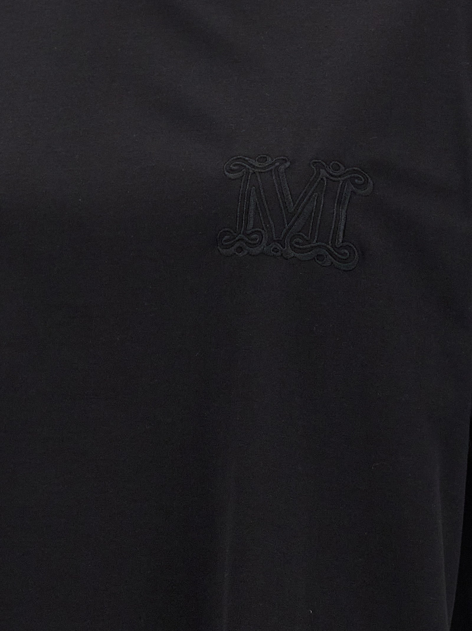 Max Mara Black Cotton T-Shirt