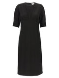 Sportmax Black Viscose Midi Dress