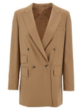 Max Mara Beige Virgin Wool Blazer