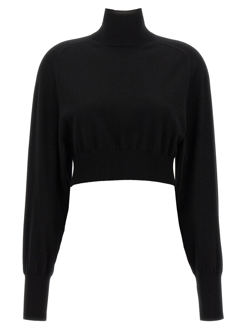Sportmax Black Virgin Wool Cardigan