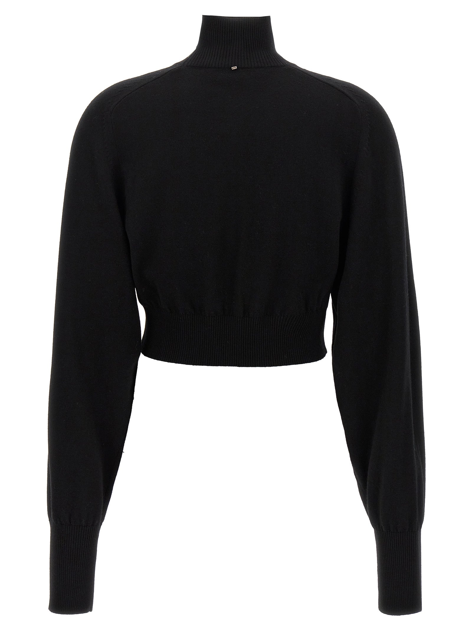 Sportmax Black Virgin Wool Cardigan