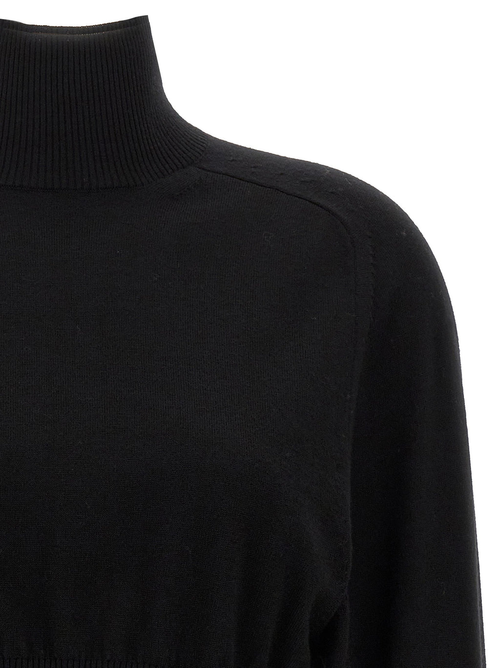 Sportmax Black Virgin Wool Cardigan