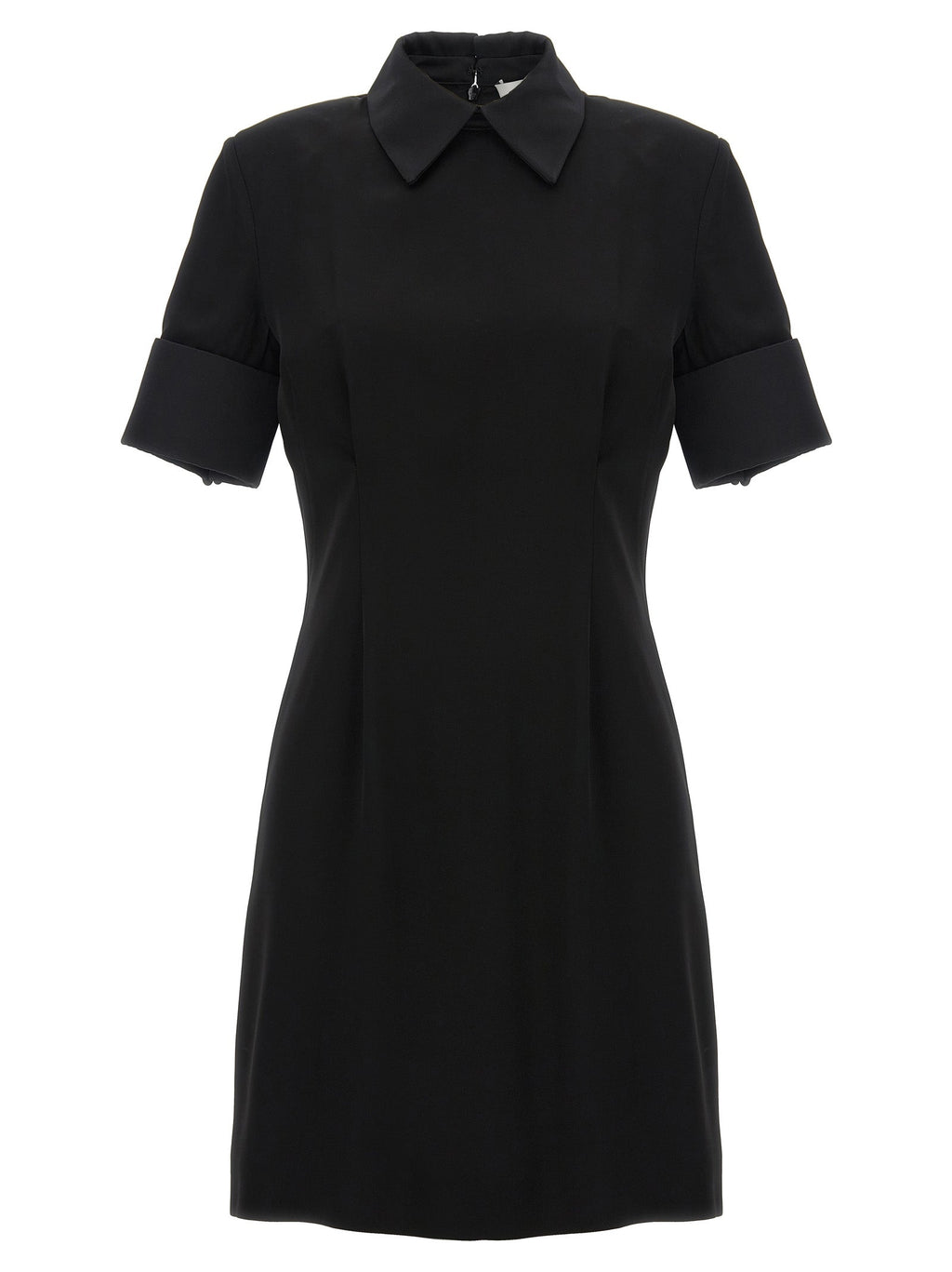 Sportmax Black Viscose Short Dress
