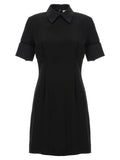Sportmax Black Viscose Short Dress