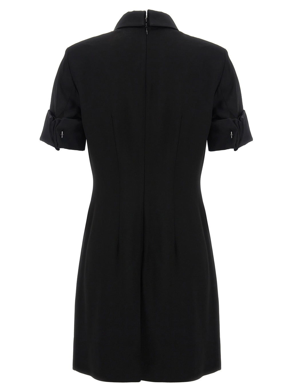Sportmax Black Viscose Short Dress