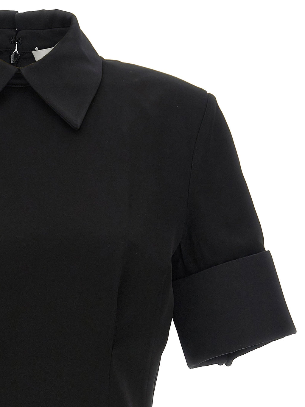 Sportmax Black Viscose Short Dress