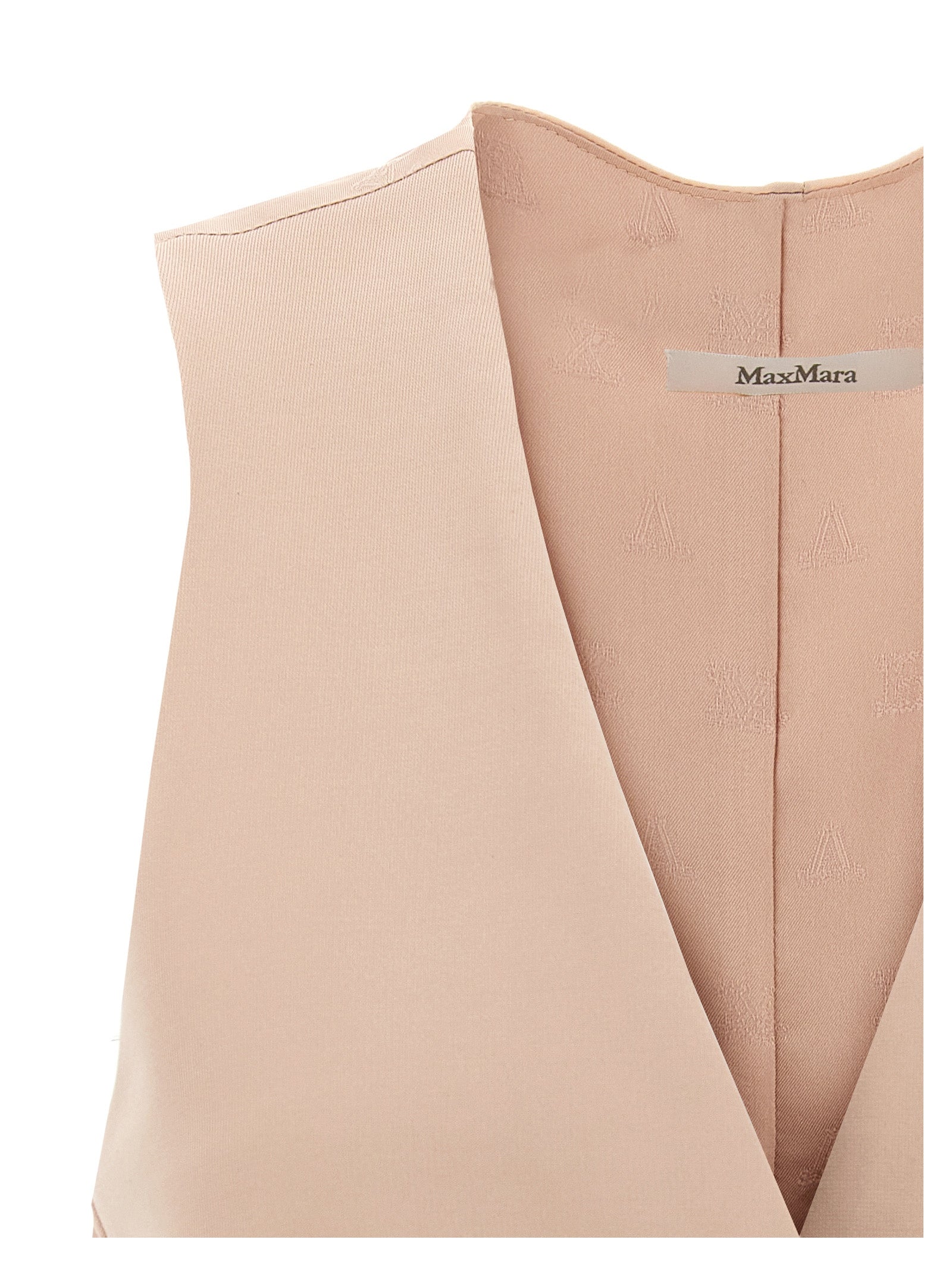 Max Mara Multicolor Acetate Sleeveless Jacket