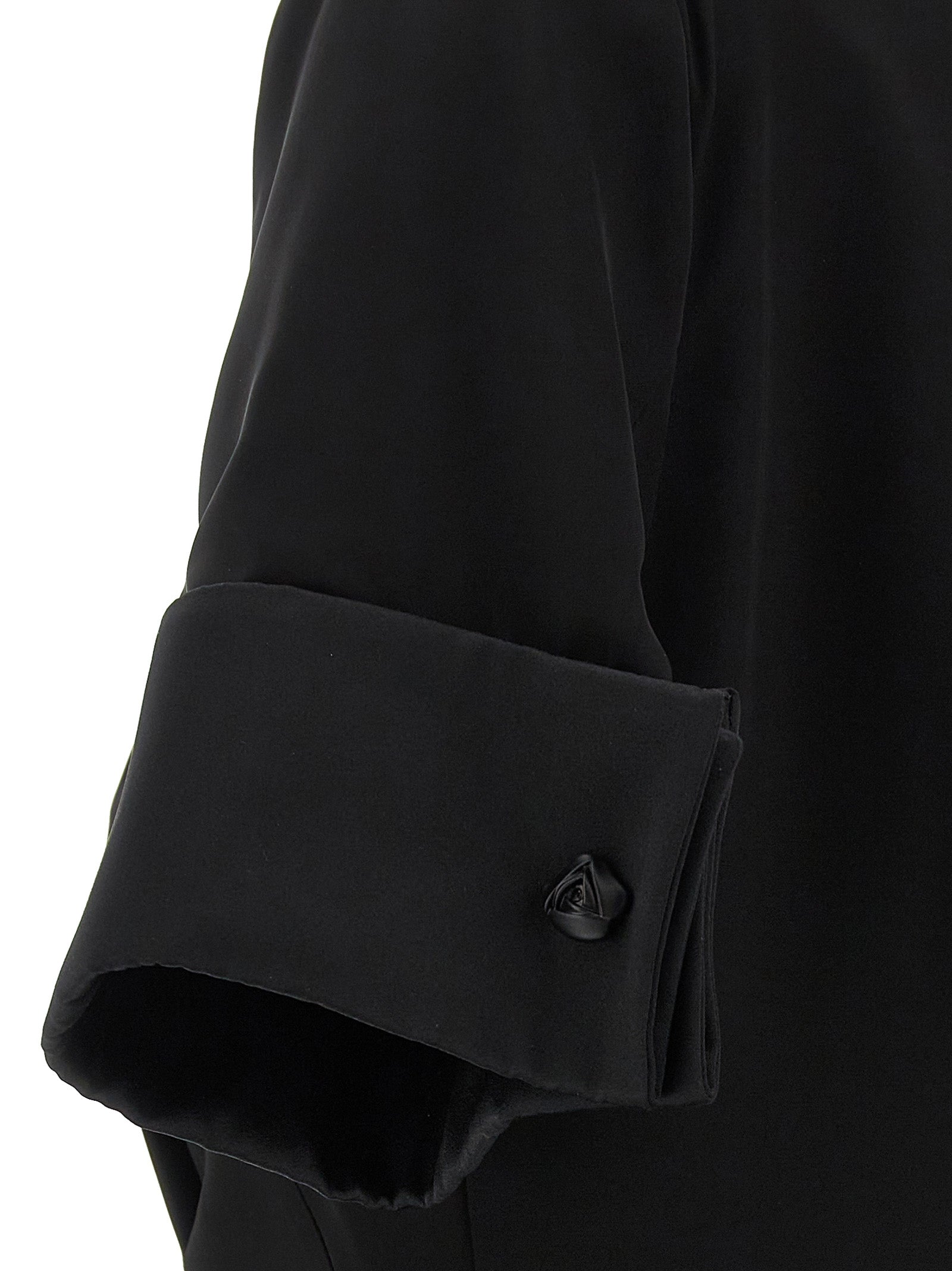 Sportmax Black Viscose Short Dress