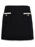 Moschino Bicolor Viscose Long Skirt