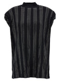 The Attico Black Cotton Short Dress