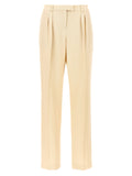 Tom Ford Beige Silk Dress Pants