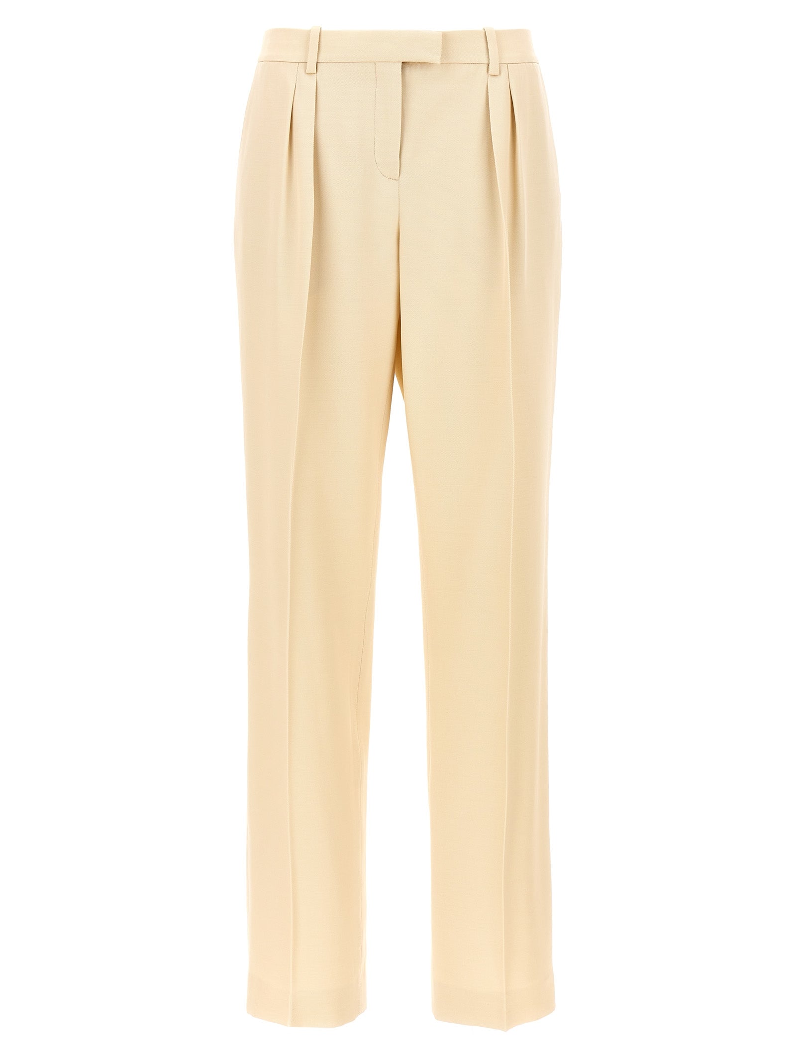 Tom Ford Beige Silk Dress Pants