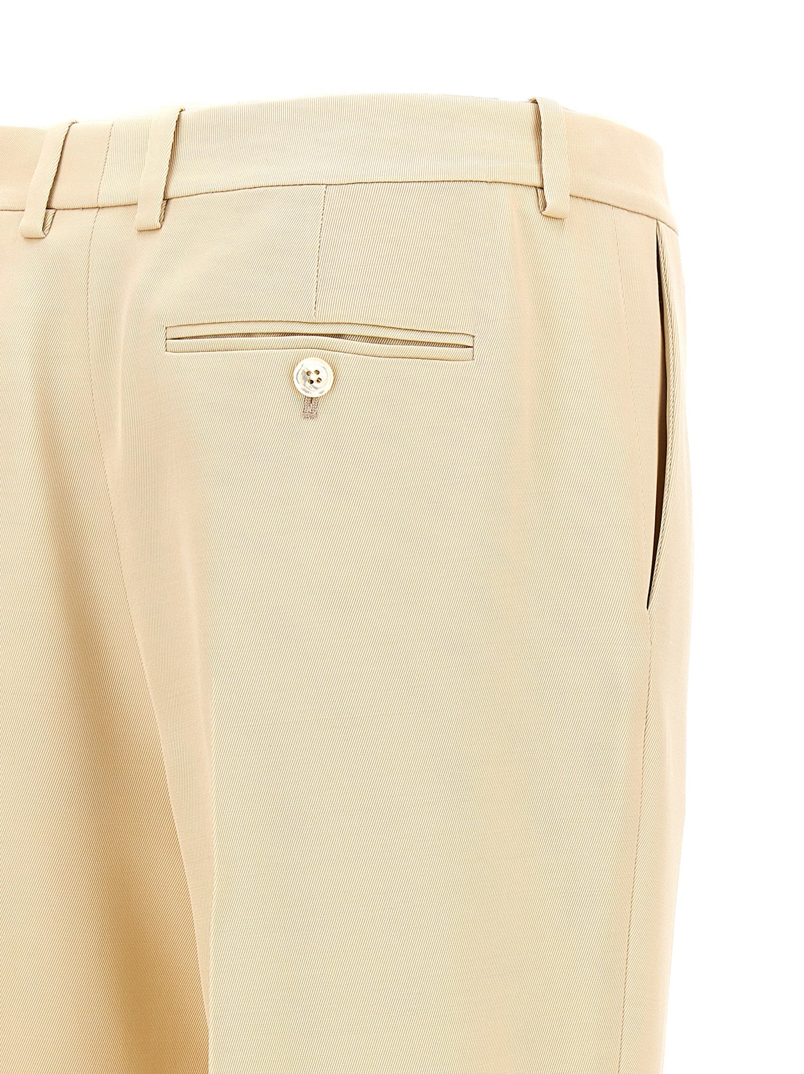 Tom Ford Beige Silk Dress Pants