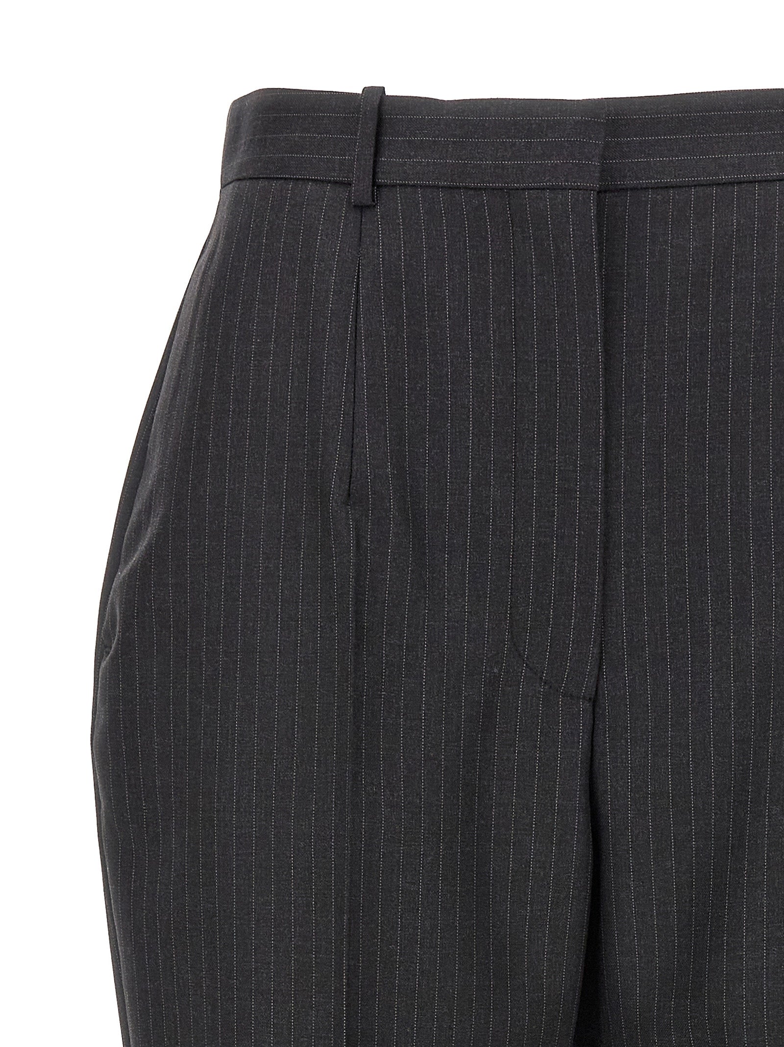 Alexander McQueen Gray Wool Dress Pants