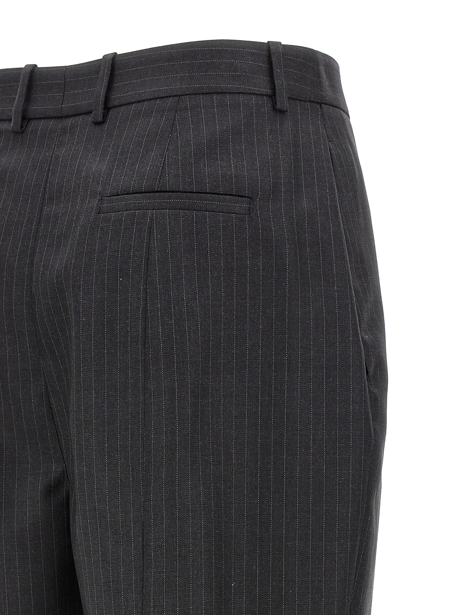 Alexander McQueen Gray Wool Dress Pants