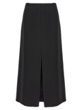 Ermanno Scervino Black Virgin Wool Mini Skirt