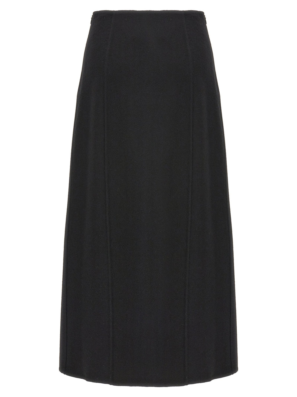 Ermanno Scervino Black Virgin Wool Mini Skirt