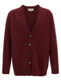 Maison Margiela Bordeaux Wool Cardigan