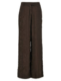 F.R.S. - FOR RESTLESS SLEEPERS Brown Viscose Casual Pants