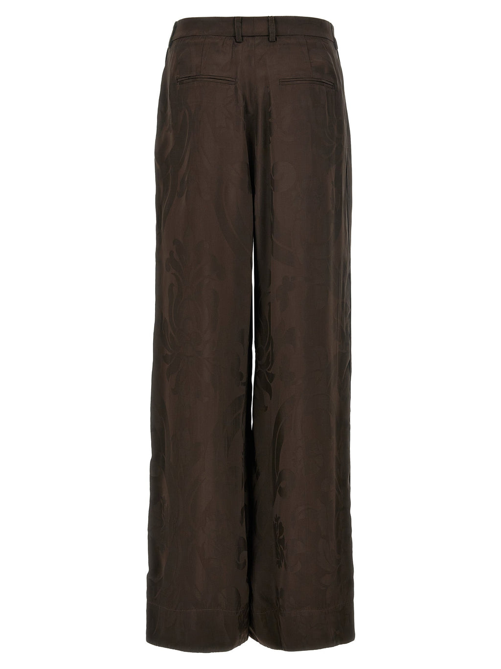 F.R.S. - FOR RESTLESS SLEEPERS Brown Viscose Casual Pants