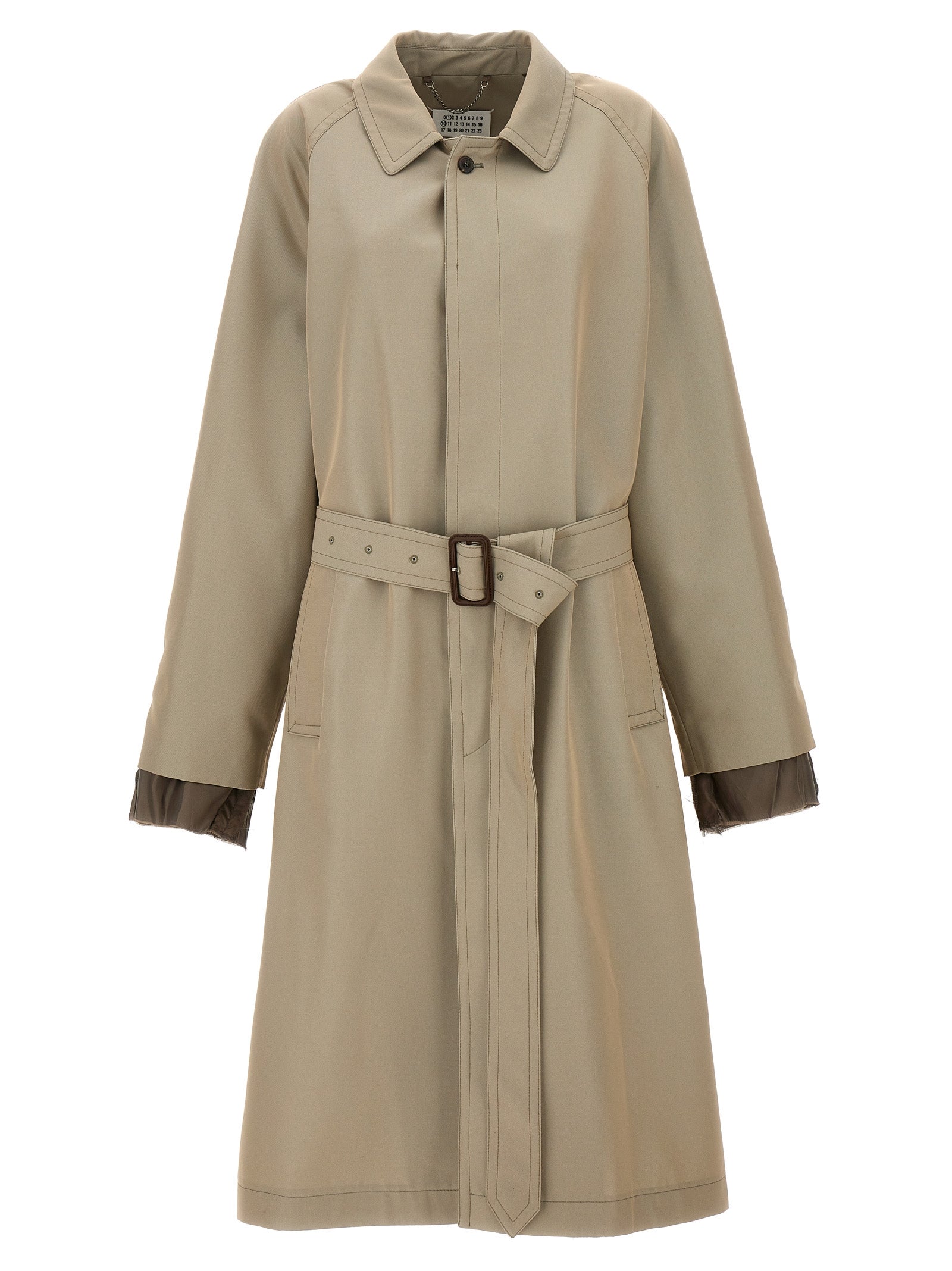 Maison Margiela Beige Cotton Coat