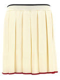 Thom Browne White Virgin Wool Long Skirt