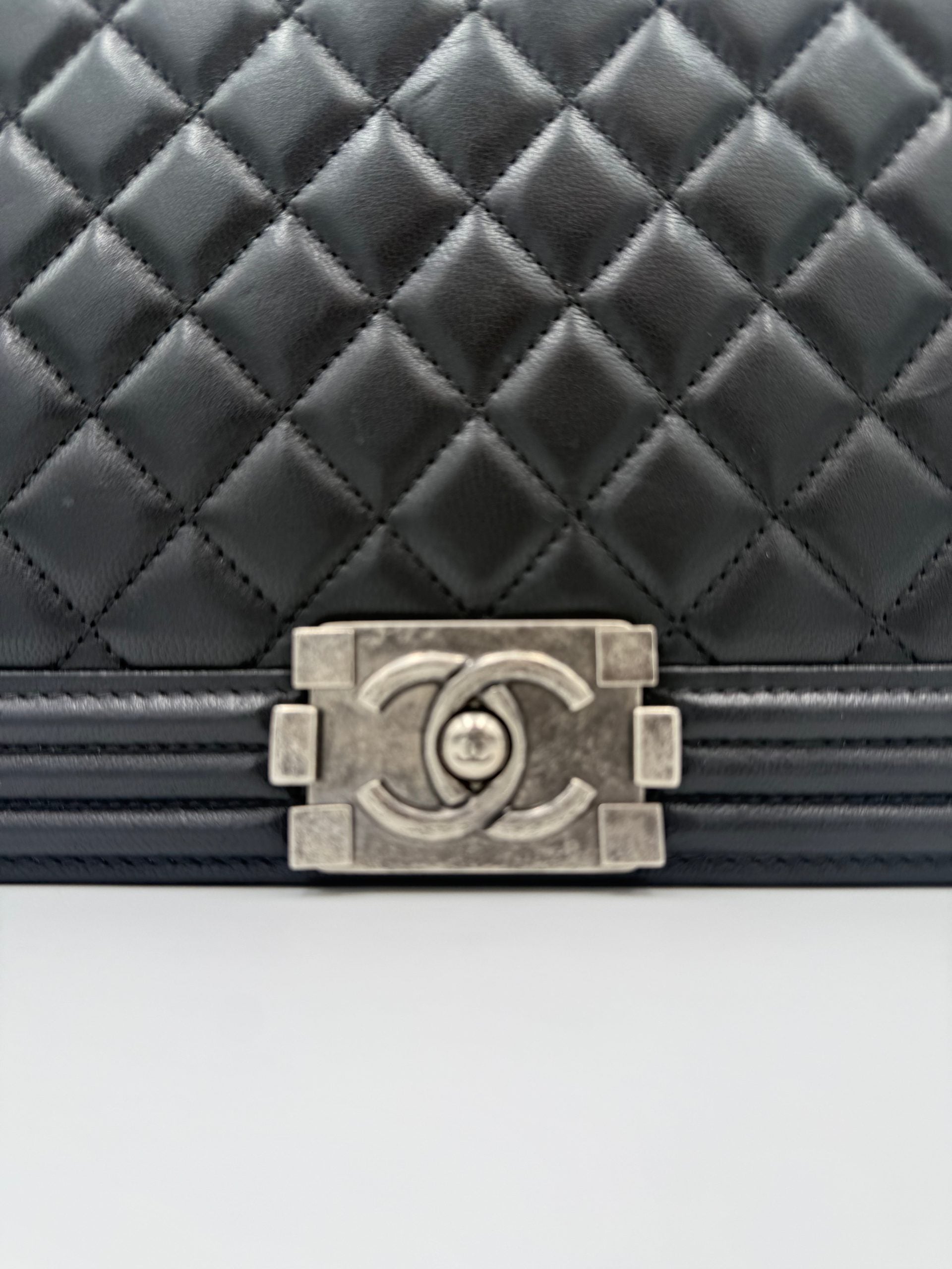 Chanel Bicolor Leather Handbag