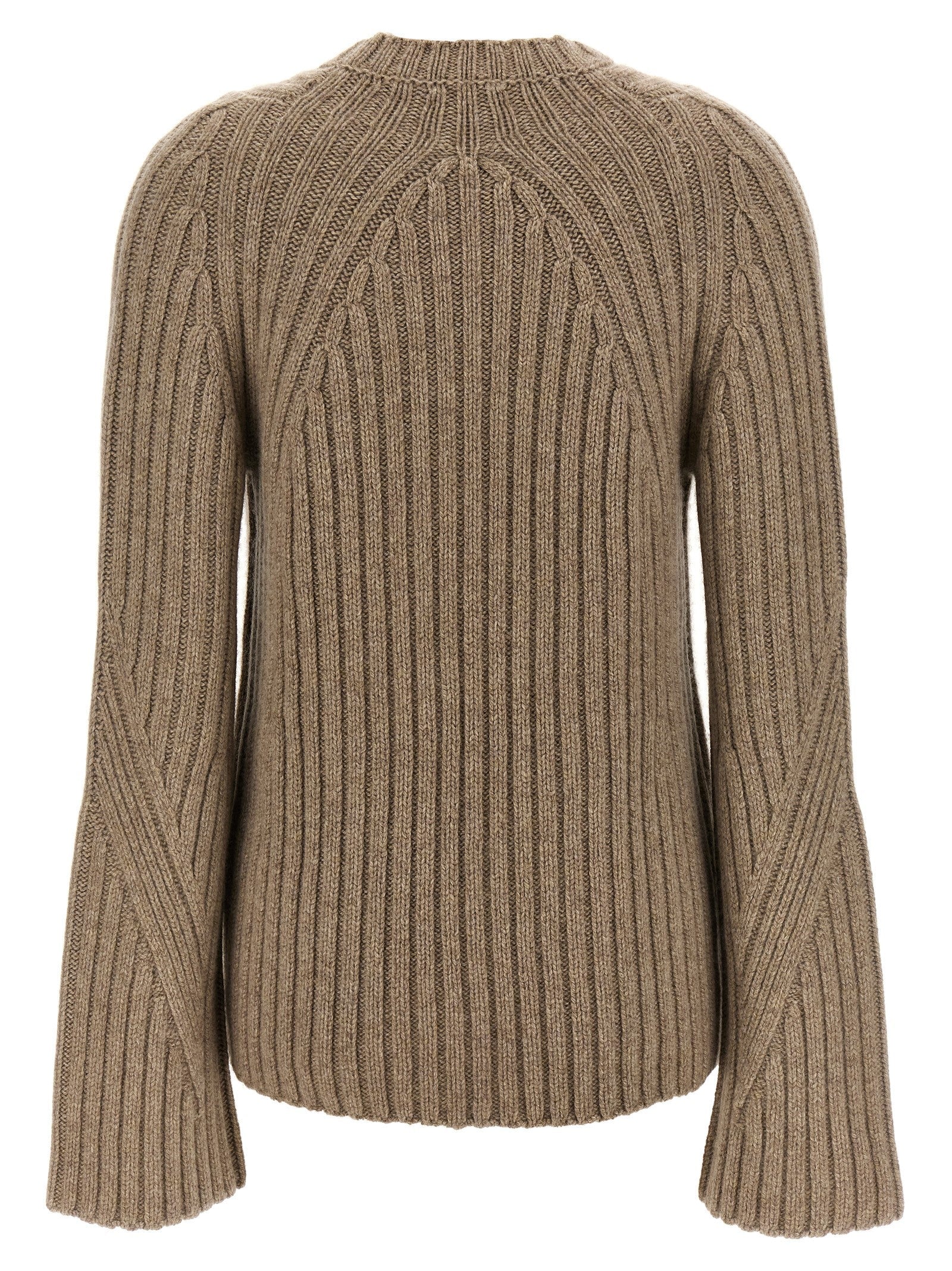 Khaite Beige Cashmere Cardigan