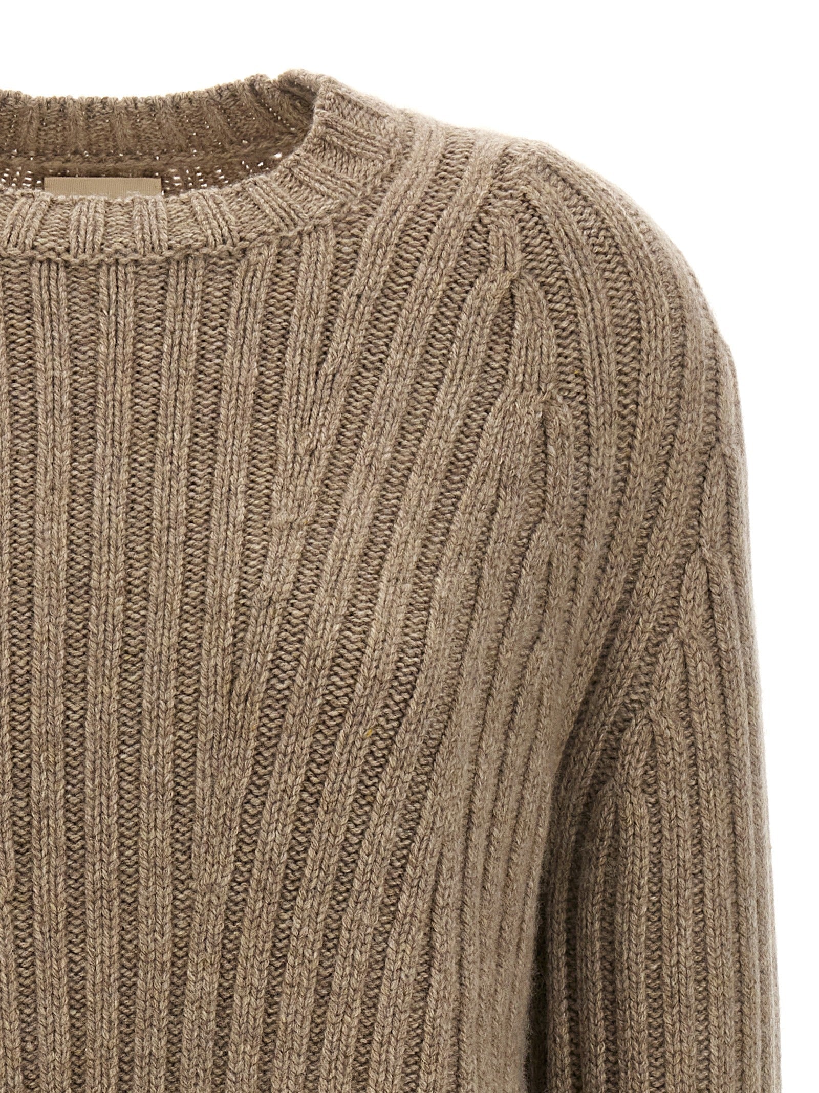 Khaite Beige Cashmere Cardigan