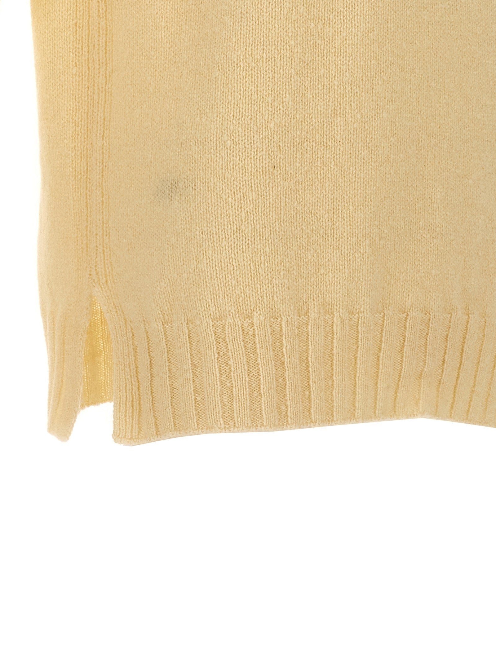 Jil Sander Beige Wool Cardigan