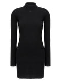 Courrèges Black Cotton Short Dress