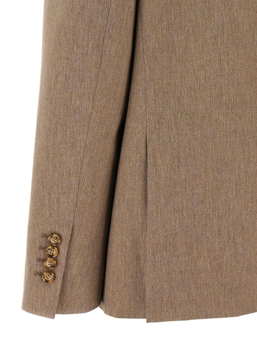 The Andamane Beige Viscose Blazer