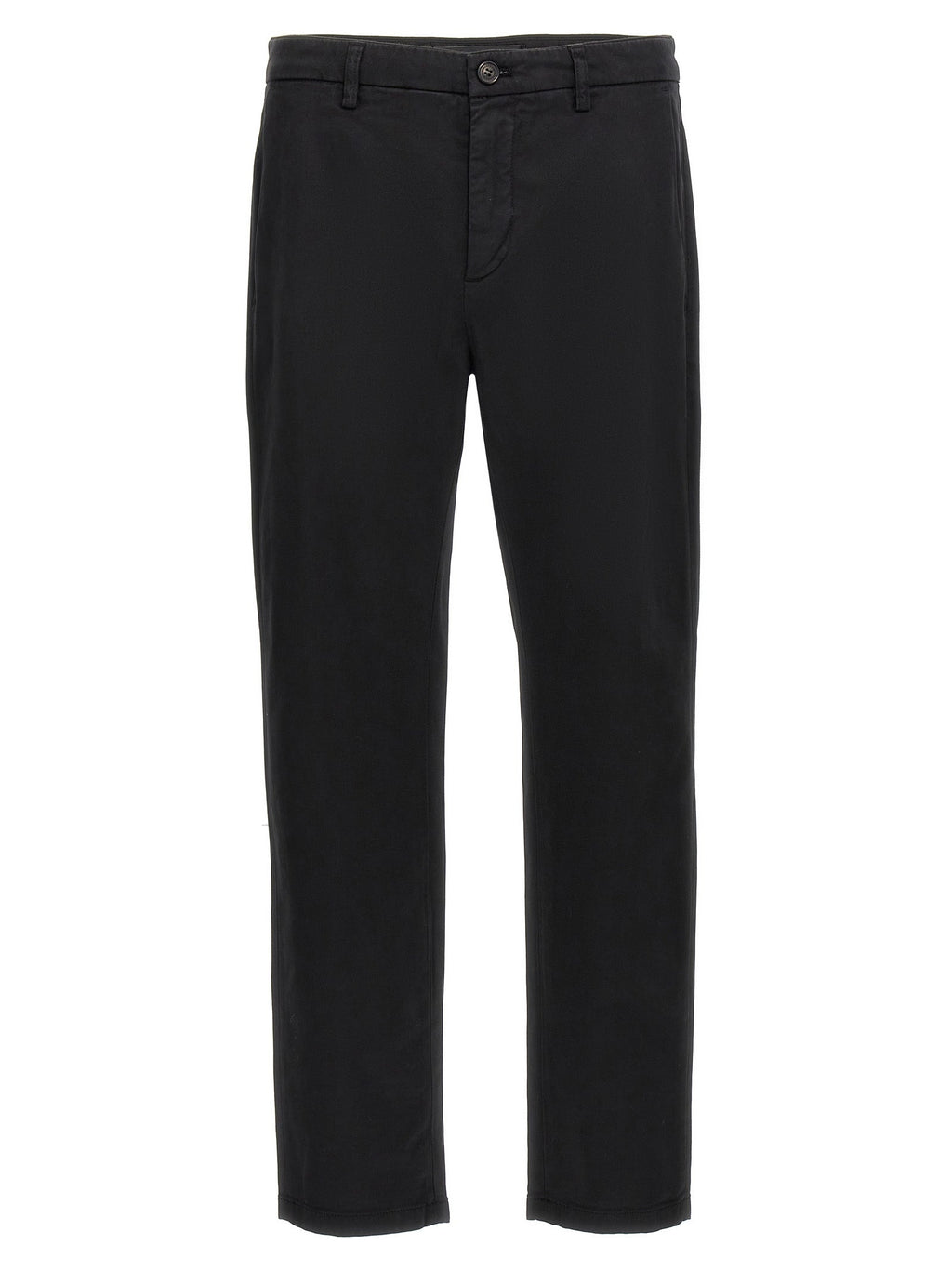 Department 5 Black Cotton Casual Pants