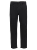 Department 5 Black Cotton Casual Pants