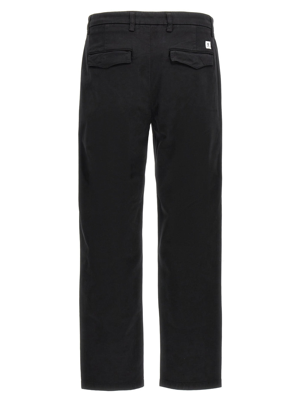 Department 5 Black Cotton Casual Pants