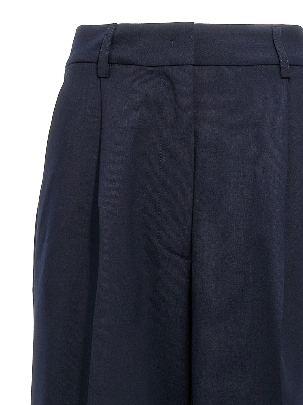 THELATEST Blue Polyester Casual Pants
