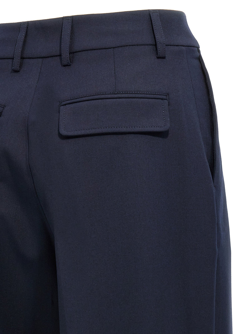 THELATEST Blue Polyester Casual Pants